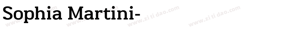 Sophia Martini字体转换